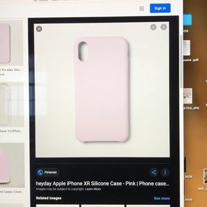 Heyday Apple iPhone XR Silicone Case -Pink